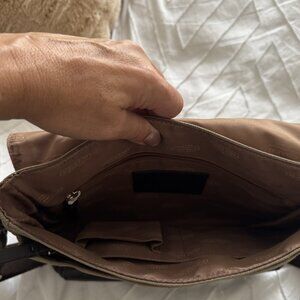 Coach Leather and Canvas Messenger bag $70.00